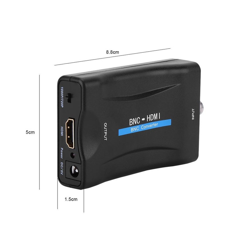 Ciglow BNC to Converter, 1080P/720P HD Display BNC Female to Video Converter Adapter Box for Security Camera CCTV Moniter - Image 4